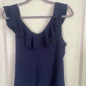 Lily Pulitzer Navy Blue Blouse